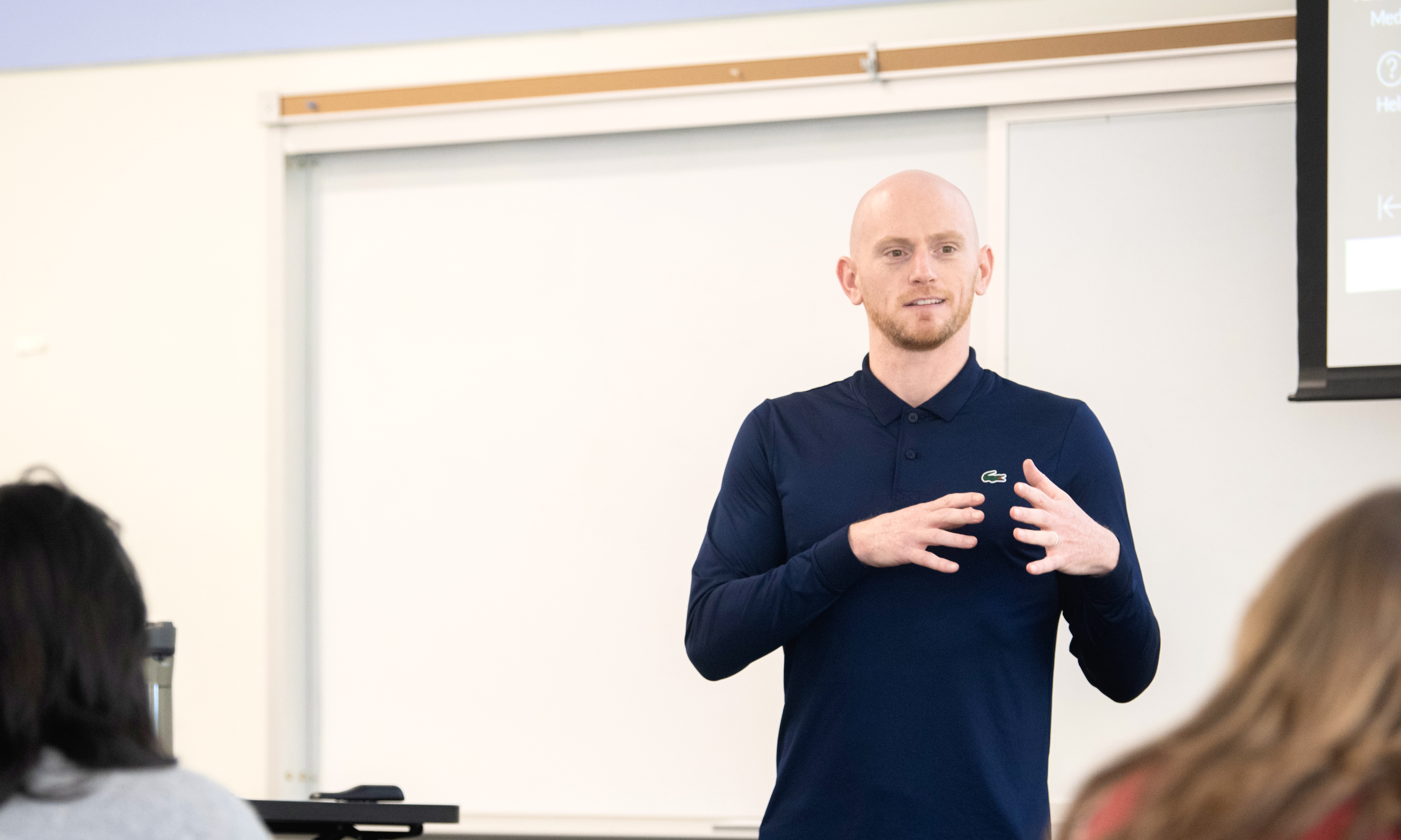 Teaching ECON 10 at Clark University in Fall 2025.